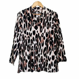 Chico’s Leopard Pima Cotton Tunic Top